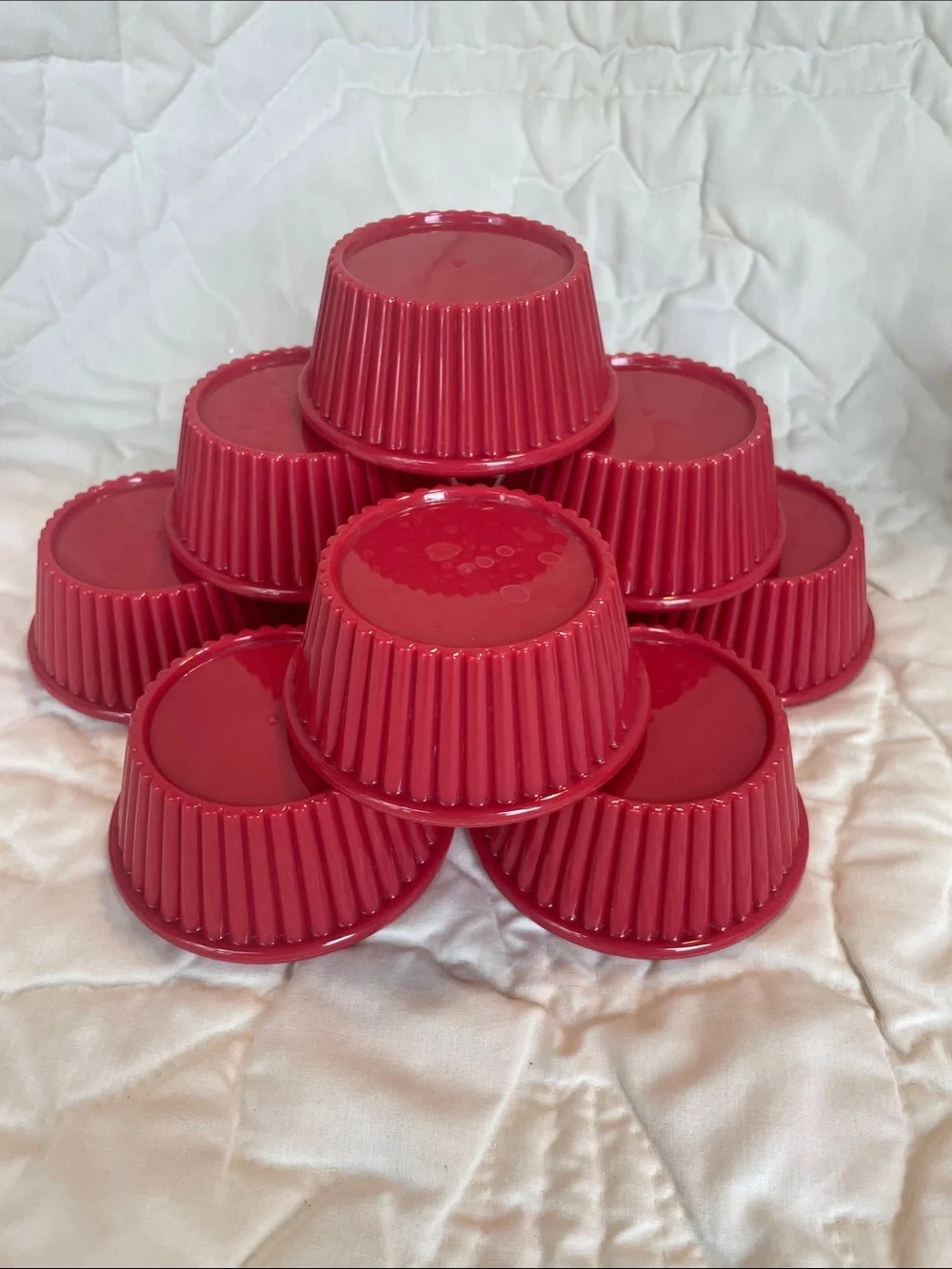 Bright Multicolor Plastic Drinkware & Storage Set